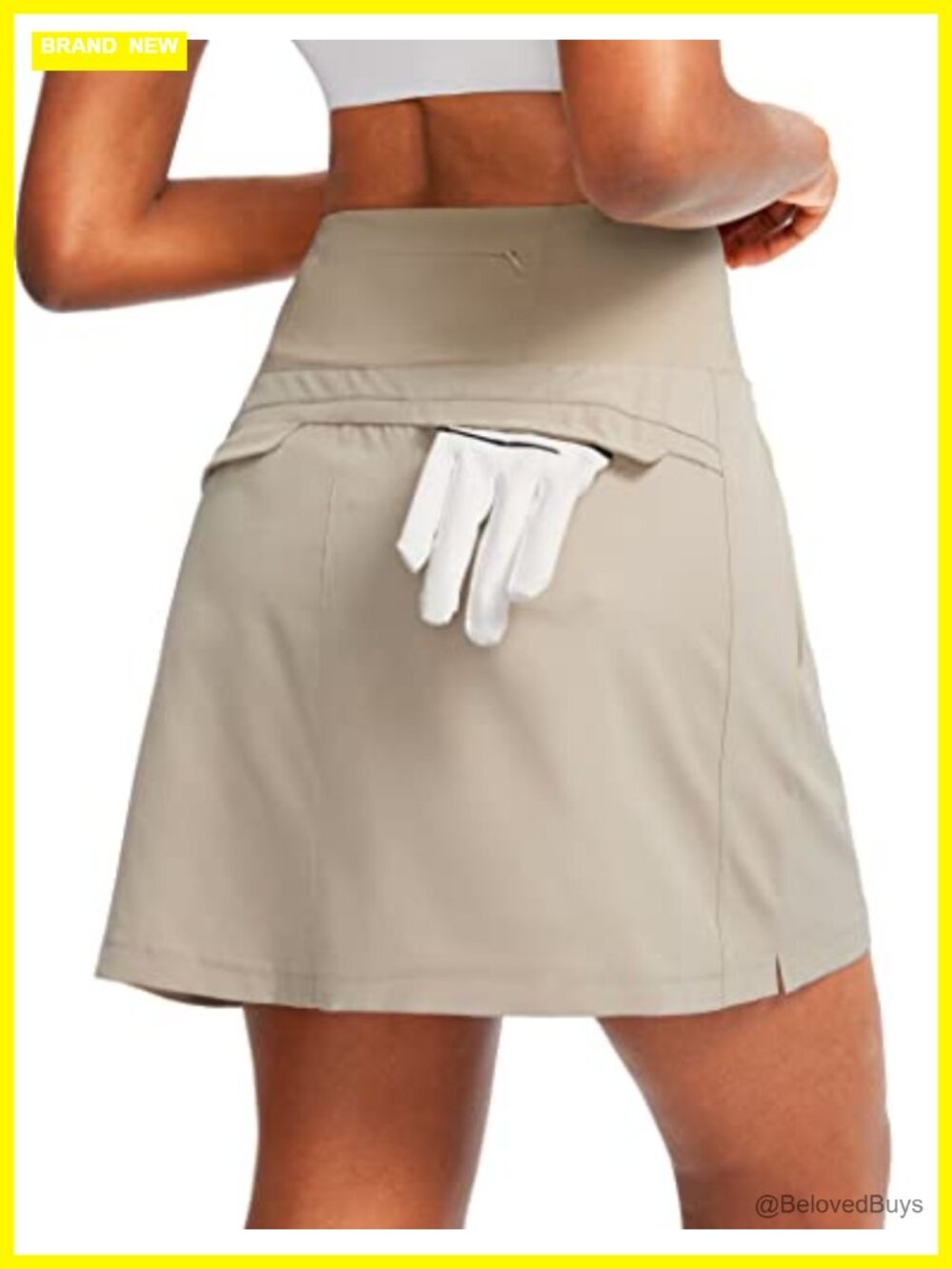 Women's High Waisted Athletic Golf Skort with 5 Pockets Lightweight Skirt for